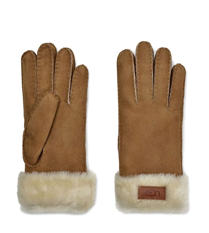 UGG - W Turn Cuff Hansker Chestnut