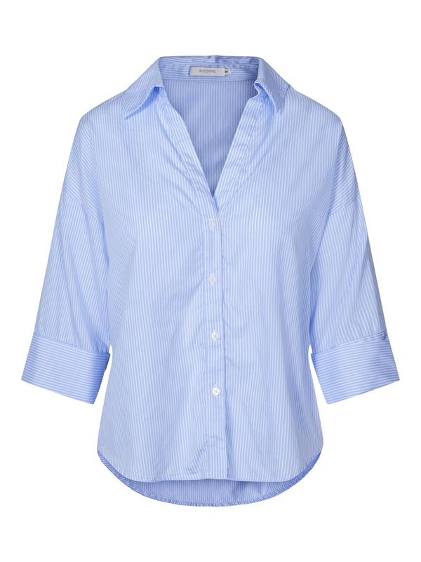 RICCOVERO - W Venice Skjorte Blue White Stripes 515