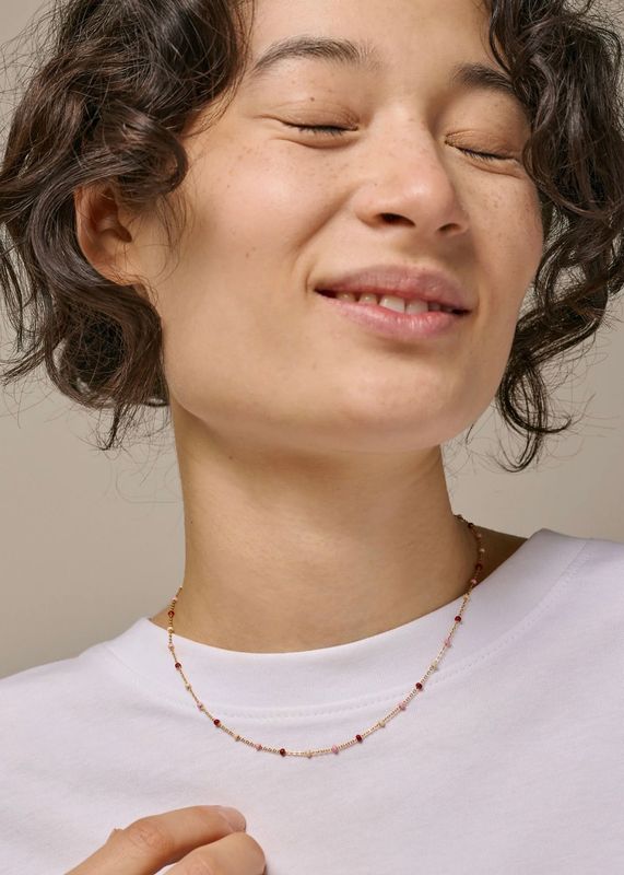 ENAMEL - Lola Halskjede Rosie Goldplated