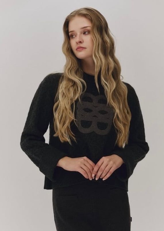ELLA&IL - Ella Merino Genser Dark Grey Melange