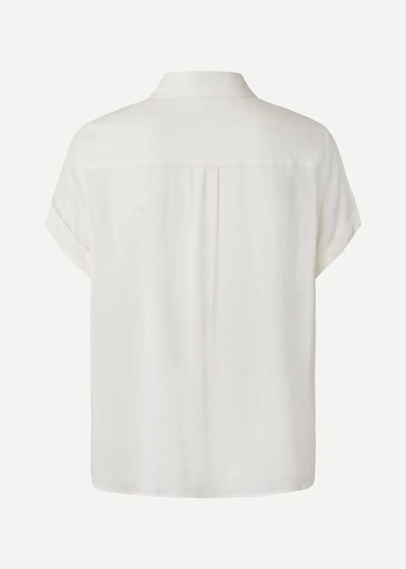 SAMSØE SAMSØE - W Majan SS Skjorte 9942 Clear Cream