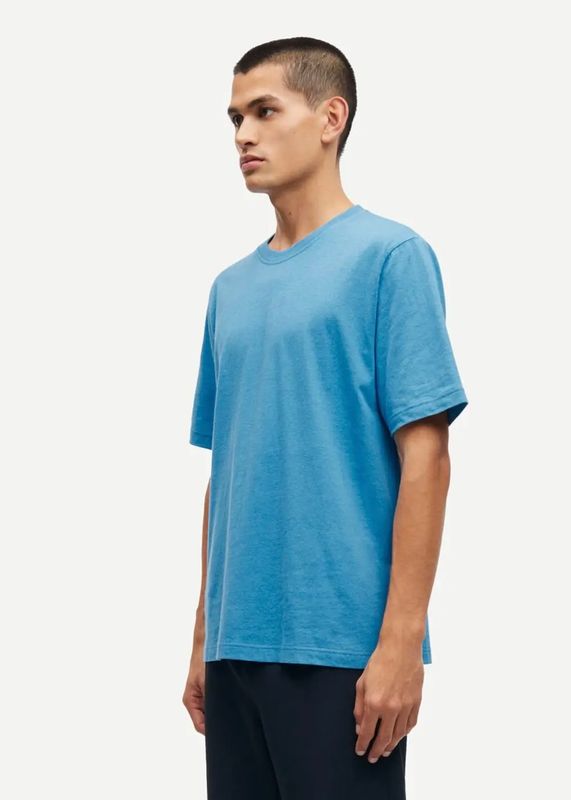 SAMSØE SAMSØE - Saadrian T-shirt 15516 Blue Jasper