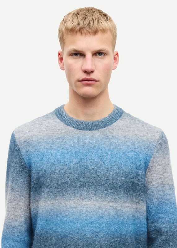 SAMSØE SAMSØE - M Aiden Genser Stellar Stripe 15012