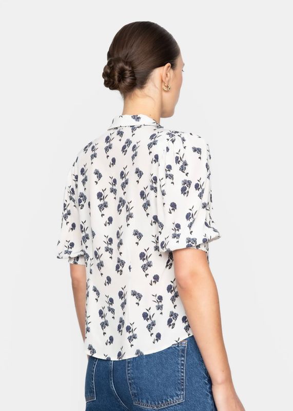 CAMILLA PIHL - Caria Bluse Cream Hortensia