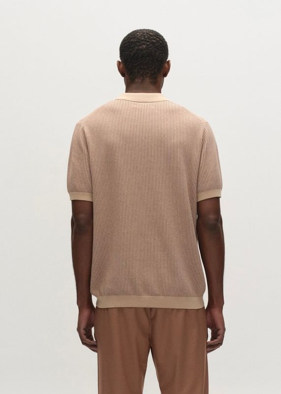 GABBA - Oswald Retro SS Polostrikk Walnut