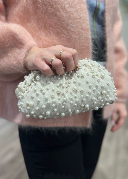 Bilde av DAY ET - Pearl Linen Clutch ...