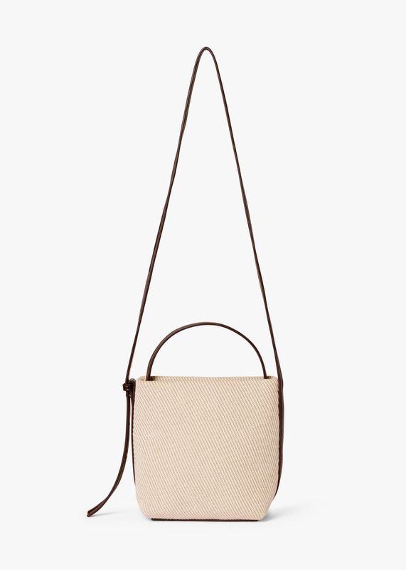 DAY ET - Structured Twill Crossbody Veske Whitecap Gray 3261475653 01901