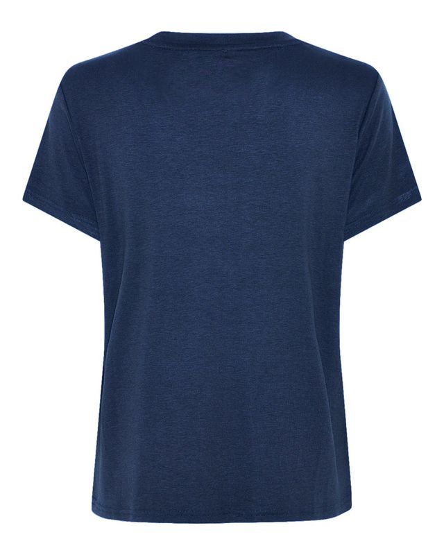 LA ROUGE - Line SS T-skjorte Navy
