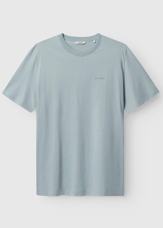 GABBA - Dune Logo SS GOTS T-skjorte Light Blue