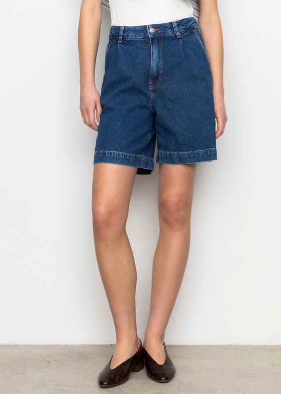 CAMILLA PIHL - Jason Shorts Washed Dark BIue