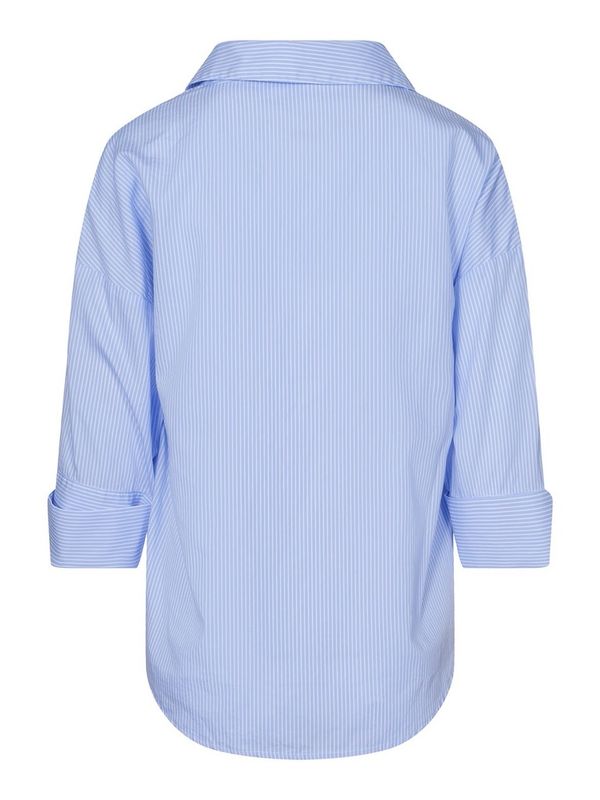 RICCOVERO - W Venice Skjorte Blue White Stripes 515