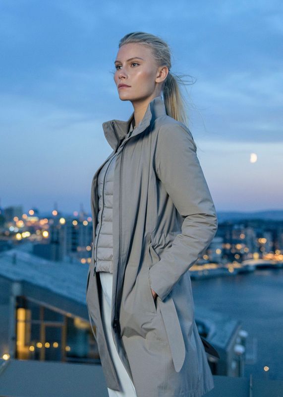 UBR - W Elektra Regnkåpe Driftwood
