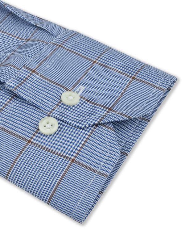 STENSTRÖMS - Dark Blue Check Skjorte 602751-8812-163