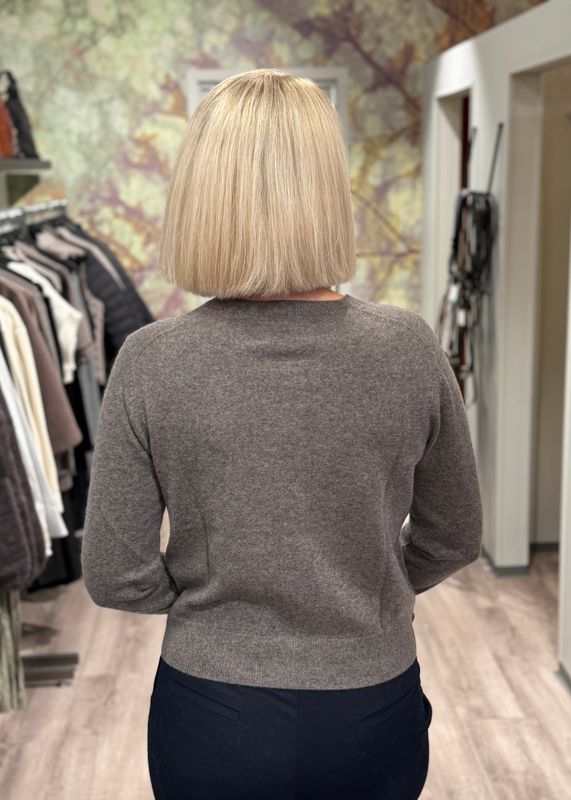 SAMSØE SAMSØE - W Saboston Cardigan Grey Blue Melange 6304