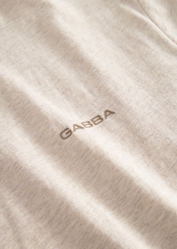 GABBA - Dune Melange SS Tee Lt. Sand