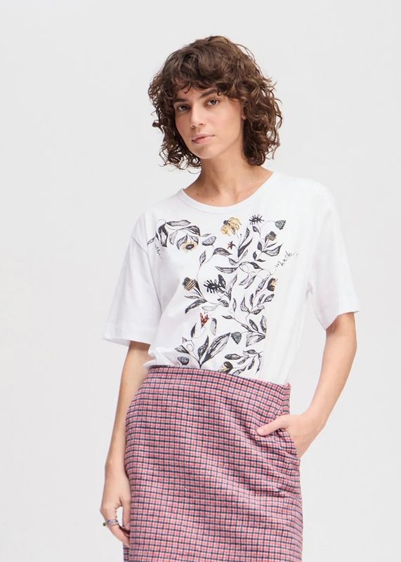 MUNTHE - Lagga T-skjorte White