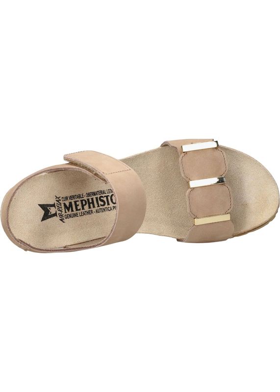 MEPHISTO - Leonore Wedge Sandal P5149225 Light Taupe
