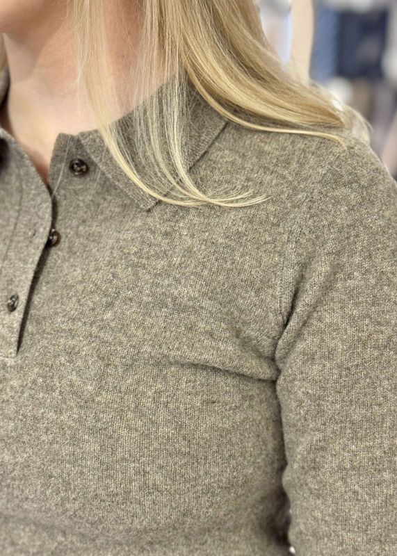 CAMILLA PIHL - Jolanda Genser Dark Taupe Melange