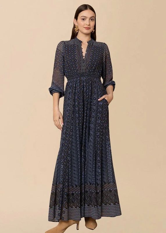 HALE BOB -  Blythe Maxikjole Navy 67EK632A