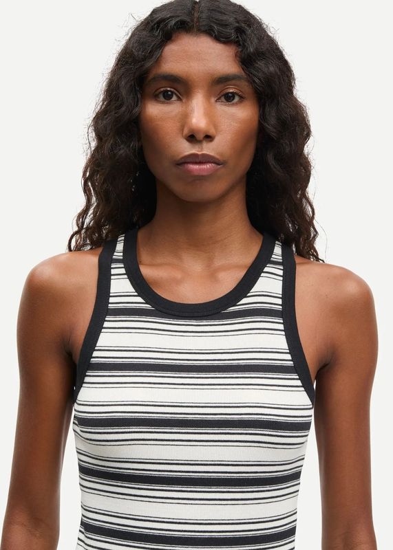 SAMSØE SAMSØE - W Alexo Tank Topp 7542 Egret Stripe