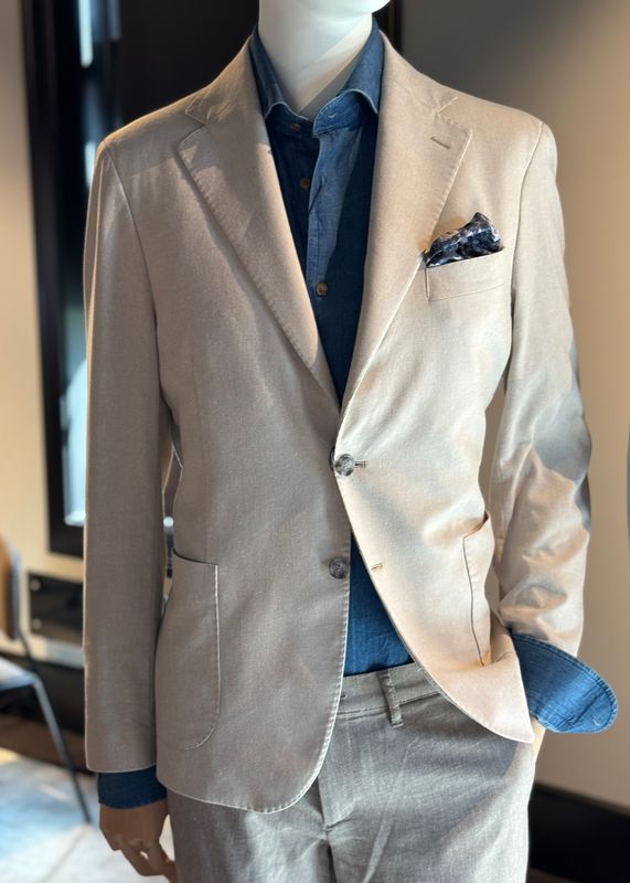 RICCOVERO - M Havanna Lin Blazer Sand 6164-122