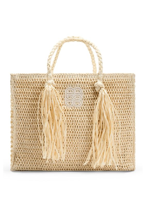 ELLA&IL - Rikke Straw Veske Beige