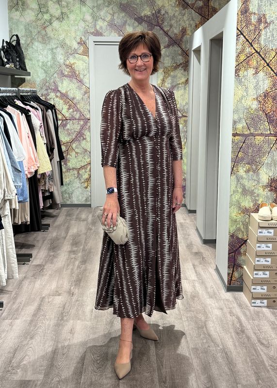 RICCOVERO - Sorrento Maxikjole Brown Safari 771
