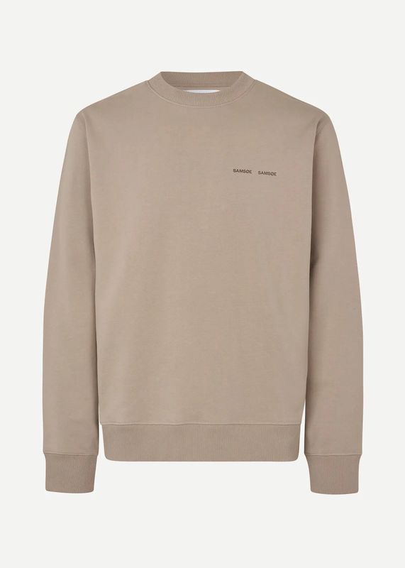 SAMSØE SAMSØE - M Norsbro Crew Neck Elephant Skin 11720 