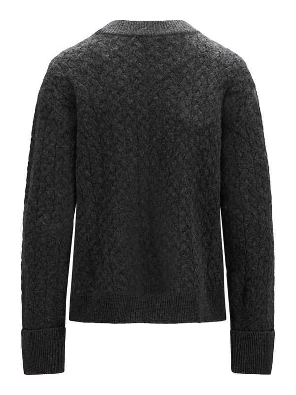 ELLA&IL - Ella Merino Genser Dark Grey Melange