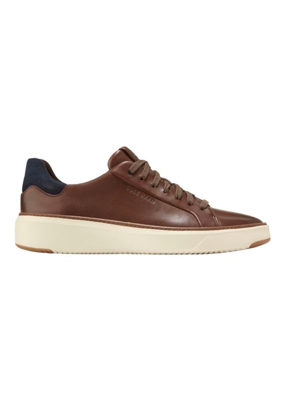 COLE HAAN - Men's GrandPro Topspin Sneakers Chestnut/Navy Blazer/Ivory