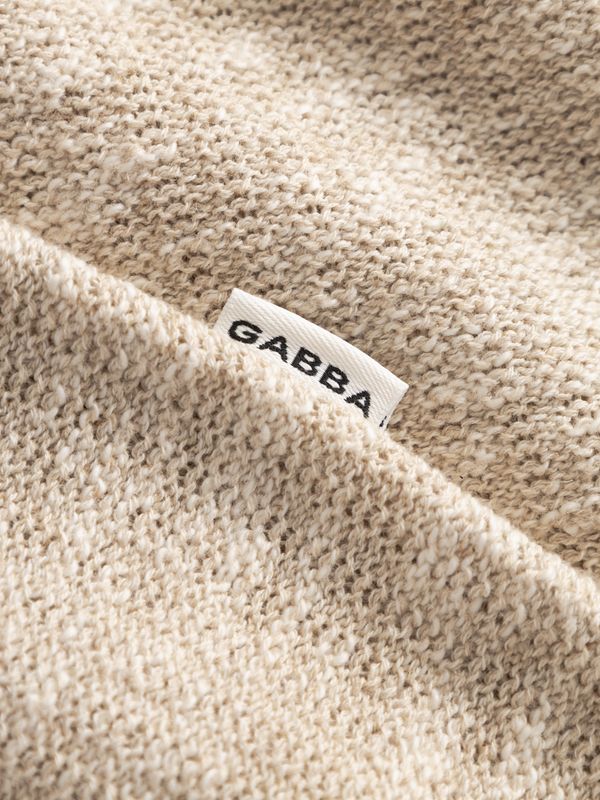 GABBA - Cross Alto SS Knit Ecru